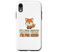 Carcasa para iPhone XR No Soy Corto, Soy Zorro, Gente Baja, Broma, Persona Corta,