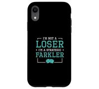 Carcasa para iPhone XR No Soy un Perdedor Soy un farkler estratégico Divertidos Jugadores de Farkle