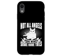 Carcasa para iPhone XR No Todos los ángeles Tienen alas Algunos Tienen Colas Gato Abuela