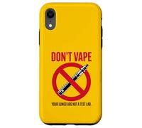 Carcasa para iPhone XR No Vape Sus Pulmones No Son Un Laboratorio De Pruebas