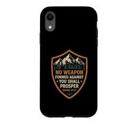 Carcasa para iPhone XR No Weapon Formed Against You Shall Prosper Versículo