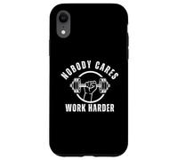 Carcasa para iPhone XR Nobody Cares Work Harder Personal Trainer
