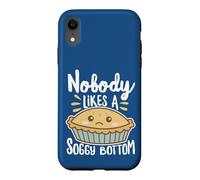 Carcasa para iPhone XR Nobody Likes A Soggy Bottom British Baking Texto Blanco