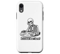 Carcasa para iPhone XR Noche de Juegos de Mesa de Esqueletos: ¿Sigue Siendo tu Turno? Divertido