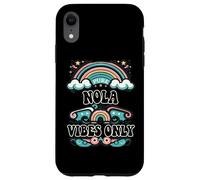 Carcasa para iPhone XR NOLA Vibes Only Cute Retro Girls NOLA Name