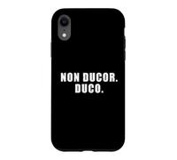 Carcasa para iPhone XR Non Ducor. Duco. Frase Latina Que Significa No Soy guiado, yo lidero