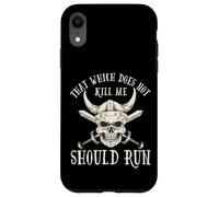 Carcasa para iPhone XR Nordic Viking: That Which Does Not Kill Me Should Run