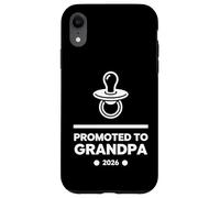 Carcasa para iPhone XR Nuevo diseño Divertido de Anuncio de Llegada de bebé Grandpa EST 2026