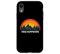 Carcasa para iPhone XR Nuevo Hampshire Vintage Sunset 80s Retro Summer State USA