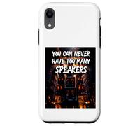 Carcasa para iPhone XR Nunca Puedes Tener demasiados Altavoces | Music Speak