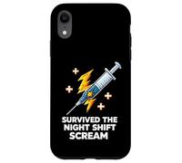 Carcasa para iPhone XR Nurse Survived The Night Shift Scream
