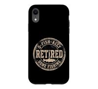 Carcasa para iPhone XR O-Fish-ALLY SE RETIRÓ, se fue a Pescar salmón, Pescador, Humor