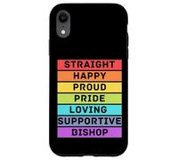 Carcasa para iPhone XR Obispo Recto Feliz Orgulloso Orgullo Amoroso obispos de Apoyo