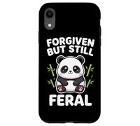 Carcasa para iPhone XR Obra de Arte Kawaii de Panda gordito perdonado Pero todavía Salvaje