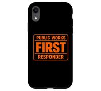 Carcasa para iPhone XR Obras Públicas Primeros Responsables Apoyan a la Tripulación