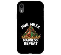 Carcasa para iPhone XR Obstacle Course Racing Mud Miles Madness Repeat