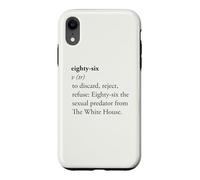 Carcasa para iPhone XR Ochenta y Seis Diccionario Definición Activista Político Diseño