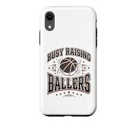 Carcasa para iPhone XR Ocupado Raising Ballers Baloncesto Mamá