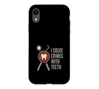 Carcasa para iPhone XR Odontólogo forense Investigador Dental Laboratorio de Crimen Regalo