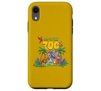 Carcasa para iPhone XR Off To The Zoo Animales Zoo Party Jungle Zoo Cumpleaños