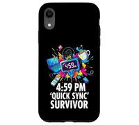 Carcasa para iPhone XR Office Worker 4:59 PM Quick Sync Survivor Meme