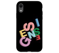 Carcasa para iPhone XR Oficial Genesis Colored Logo 3D