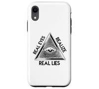 Carcasa para iPhone XR Ojo Que Todo lo ve - 'Los Ojos Reales se Dan Cuenta de la pirámide de mentiras Reales