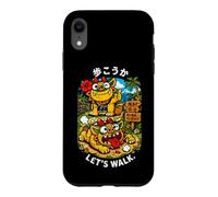 Carcasa para iPhone XR Okinawa japonés Shisa Beach Path Kawaii Kanji Souvenir