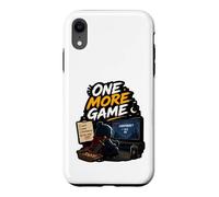 Carcasa para iPhone XR One More Game Gamer Controller, diseño Retro para Juegos