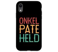 Carcasa para iPhone XR Onkel Pate Held Patenonkel Sobrina y Sobrino