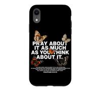 Carcasa para iPhone XR Ora por ello Tanto como pienses en ello Fe Cristiana