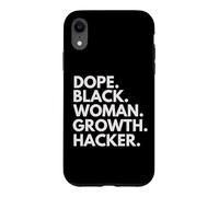 Carcasa para iPhone XR Orgullo del Mes de la Historia Negra de Dope Black Woman Growth Hacker