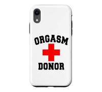 Carcasa para iPhone XR Orgullo Orgasmo Donante DISPENSADOR Disfraz DE Halloween