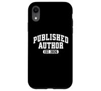 Carcasa para iPhone XR Orgulloso Autor publicado 2026 Mom Dad Vintage Poet Book Writer