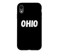 Carcasa para iPhone XR Ortografía Simple Apenado Ohio