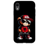 Carcasa para iPhone XR Oso de Peluche con Bandera de Albania Iliria albanesa Shqip