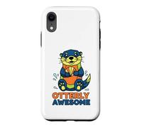 Carcasa para iPhone XR Otterly Awesome Cute Funny Otter Design para Hombres, Mujeres y niños