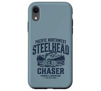 Carcasa para iPhone XR Pacific Northwest Steelhead Chaser Fishing PNW Trout Angler