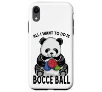 Carcasa para iPhone XR Panda Bocce Ball, Todo lo Que Quiero Hacer es un Lindo y Divertido Jugador de Osos