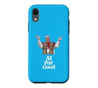 Carcasa para iPhone XR Papa León XIV AI para el Bien - MAGNIFICA HUMANITAS