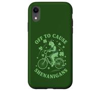 Carcasa para iPhone XR para causar travesuras egipcias MAU Cat St Patricks Day
