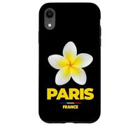 Carcasa para iPhone XR Paris France Tropical Yellow Frangipani Flower Aesthetic
