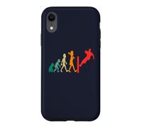 Carcasa para iPhone XR Parkour Evolution Human Deporte Extremo Deporte Freerunning Atleta
