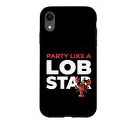 Carcasa para iPhone XR Party Like A Lob Star Funny Lobster Dancing Music Lovers