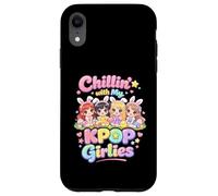 Carcasa para iPhone XR Pascua KPOP Music Chillin with My K-Pop Chicas Mujeres Chicas