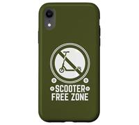 Carcasa para iPhone XR Patinador Divertido del Parque de Patinaje Scooter Free Zone