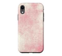 Carcasa para iPhone XR Patrón Retro Vintage Rosa y Crema Envejecido