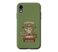 Carcasa para iPhone XR Pawpaw Saurus Chaos Manager Abuelo Papá Broma Vintage