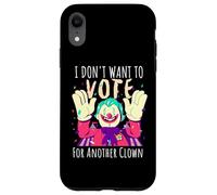 Carcasa para iPhone XR Payaso Aterrador No Quiero Votar por Otra votación de Payaso