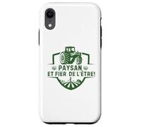 Carcasa para iPhone XR Paysan et Fier de l'être Design Humor Agricole Fermier